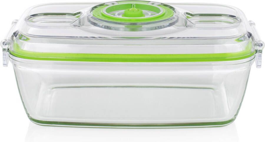 Princess 492985 Hand Vacuüm Sealer set – Elektrische vacuümpomp Inclusief 2 glazen oven- en vershoudschalen met twee kunststof deksels vacumeer apparaat - Foto 2