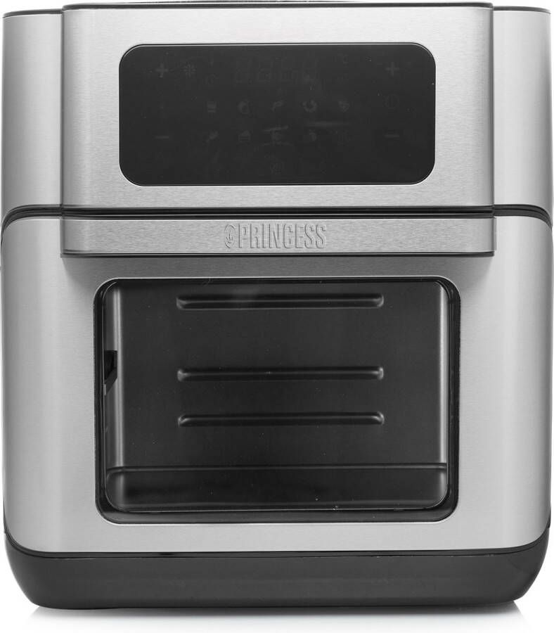 Princess Airfryer Oven 182065 Heteluchtfriteuse en Oven in één Groot 10 liter 3 bakplaten rotisseriemand RVS touchscreen High Speed Air Convection Technology - Foto 3