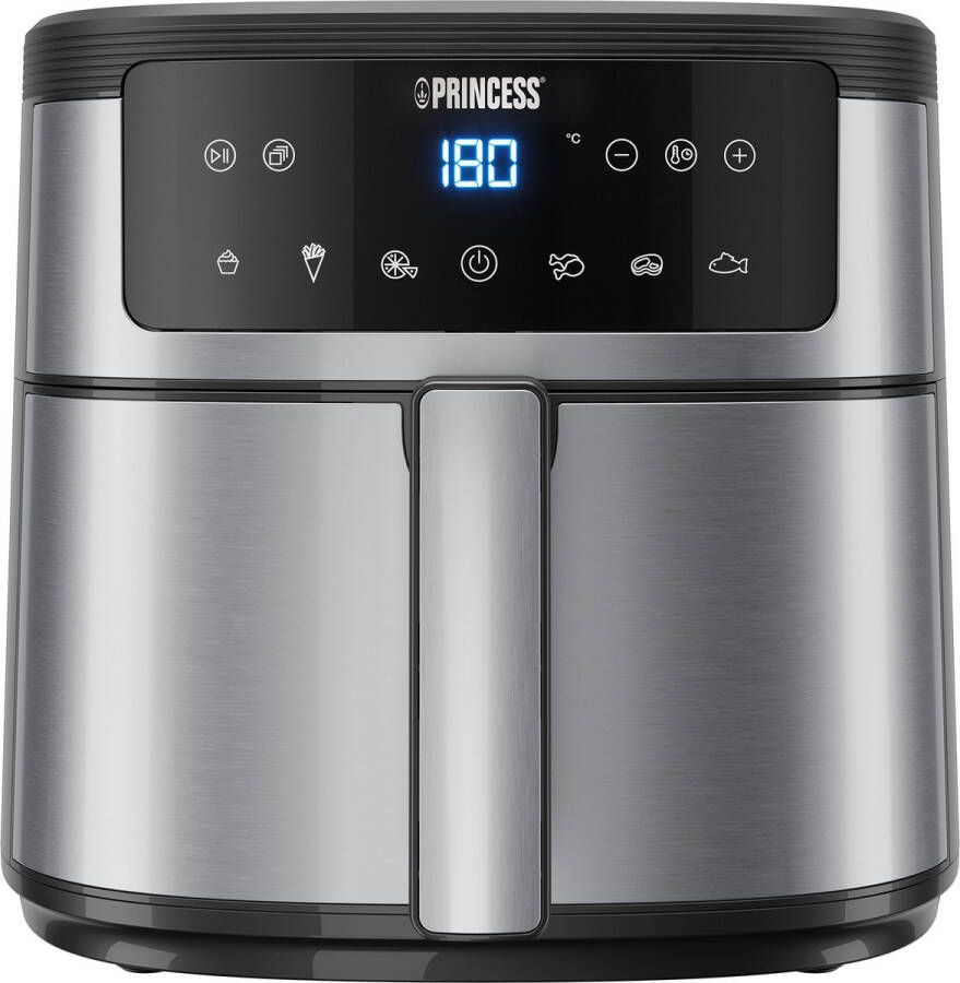 Princess Digital Airfryer 182463 Heteluchtfriteuse 6 liter 1500 W RVS