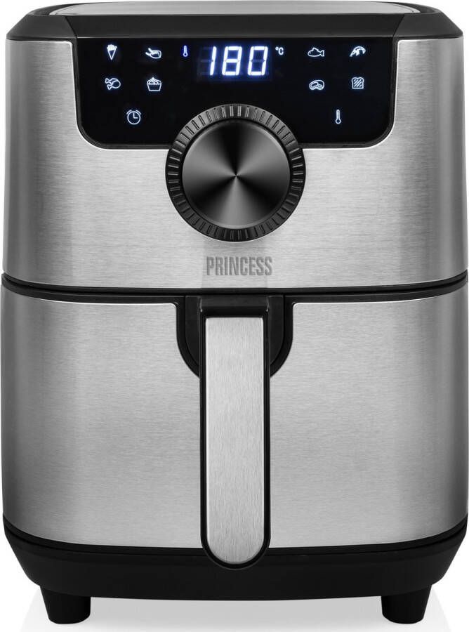 Princess Digitale Airfryer Deluxe 182033 Heteluchtfriteuse 4.5 liter 8 voorgeprogrammeerde programma s RVS - Foto 3