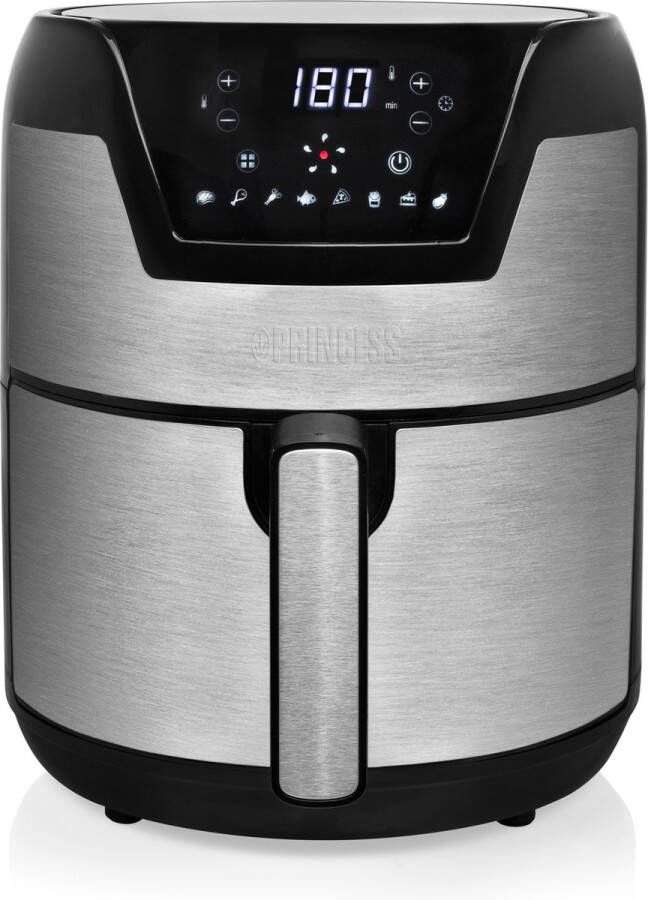 Princess Digitale Airfryer XXL 182026 Heteluchtfriteuse 4.5 liter 8 voorgeprogrammeerde programma's 1500 W RVS