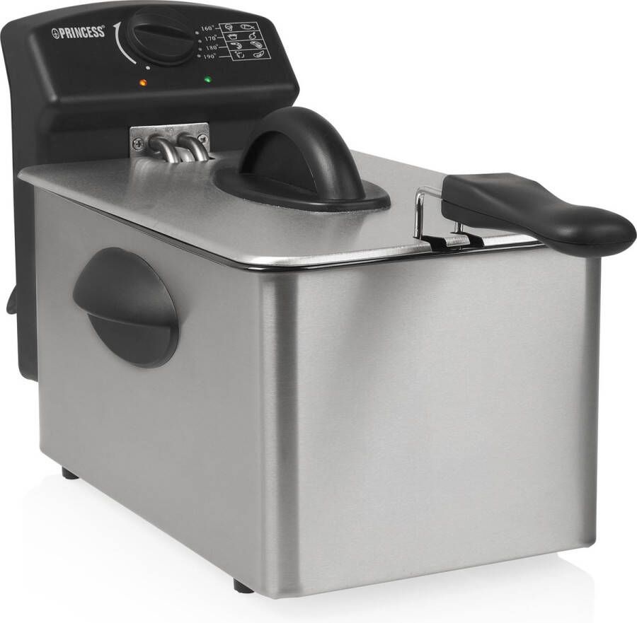 Princess 182642 Friteuse 4 Liter 2000 Watt Frituurpan Koude zone Groot