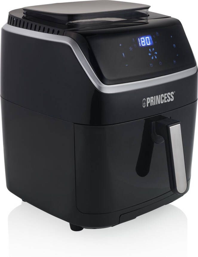 Princess Stoom airfryer Stoomfunctie 2-in-1 Stoomoven en Airfryer Steamer 8 voorgeprogrammeerde programma's 6.5 liter 1700W Zwart 182080 Dubbele airfryer xxl Voor 6 personen - Foto 4