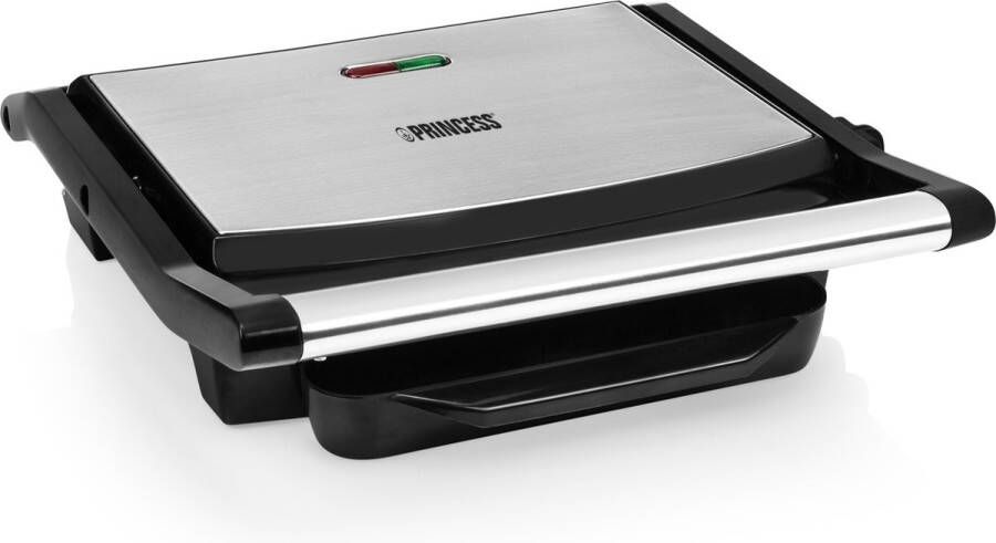 Princess Panini Grill 112415 – Contactgrill groot 30 x 24cm Tosti apparaat Grill apparaat Zwevend bovendeksel – Verticaal opbergbaar 2000W - Foto 4