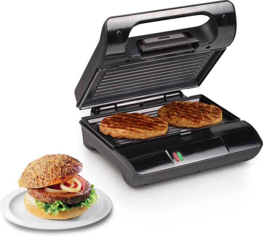 Princess Panini Grill Compact 117000 – Grill apparaat Tosti apparaat Warmt zeer snel op RVS design - Foto 3