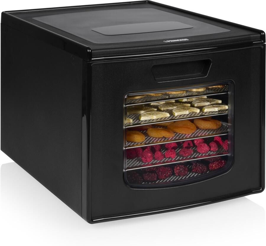 Princess 112398 Voedseldroger Food dehydrator 6 trays LED display bedieningspaneel BPA-vrij Zwart