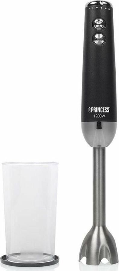 Princess 221229 Staafmixer Hand blender Extra krachtig 1200 Watt Variabele snelheid