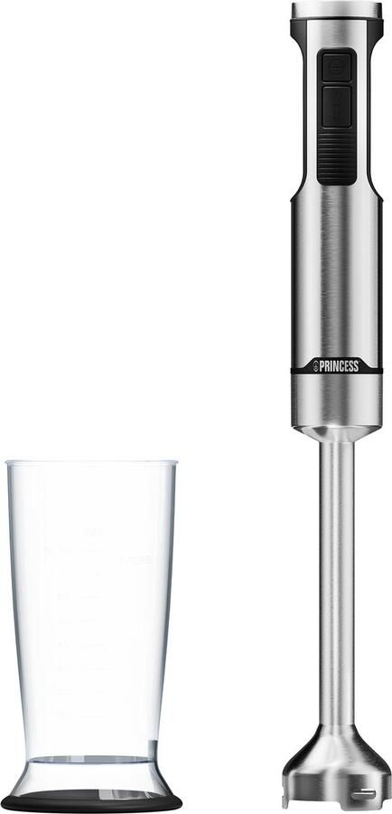 Princess 221233 Staafmixer Prof XXL Roestvrijstalen staaf 1500 Watt Extreem krachtige en sterke staafmixer 4-bladig roestvrijstalen mes