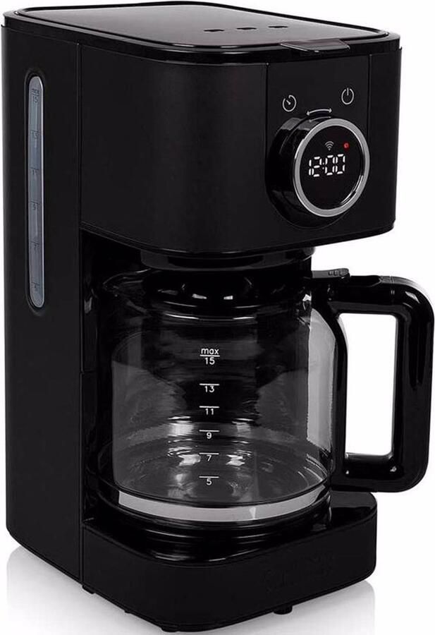 Princess Moments Koffiezetapparaat – 1.5L 10-15 koppen – WiFi & App-bediening – Filterkoffiezetapparaat Zwart