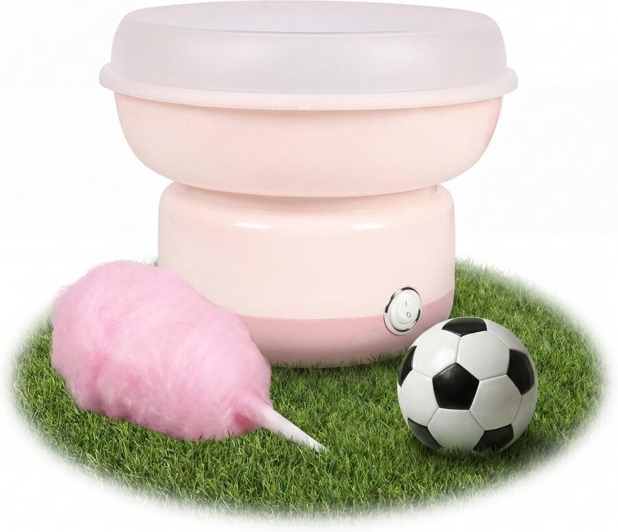 Princess 292990 Suikerspinmaker Suikerspinmachine 500 W Met 10 stokjes en maatlepel Kinderfeestje party Roze BPA vrij Cotton Candy Pink WK - Foto 2