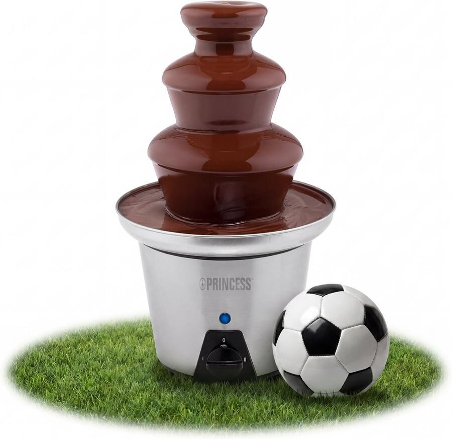 Princess 292998 Chocoladefontein XL – Chocolade fondue 3 Lagen – Warmhoudfunctie 90W Extra groot - Foto 2