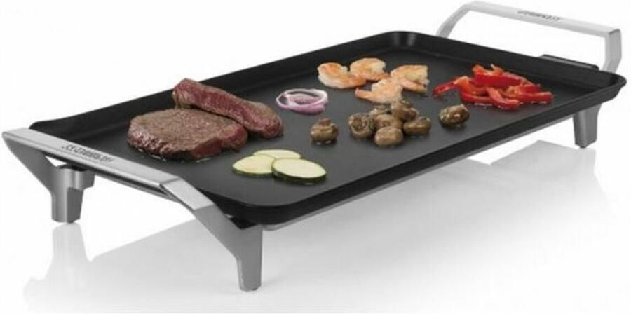 Princess Bakplaat 103110 Table Chef Premium Grillplaat Gourmet Groot 46x26 cm 2500W Regelbare thermostaat 1.5 meter snoer Teppanyaki Dubbel verwarmingselement Extra snel warm