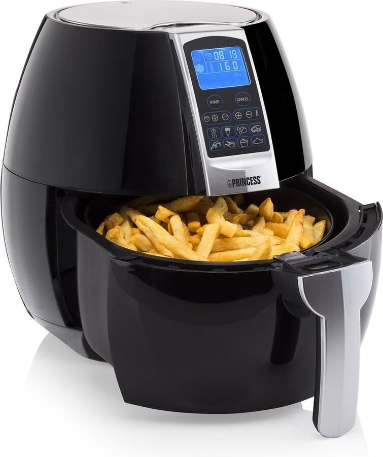Princess Airfryers 182020 Digitale Airfryer XL Heteluchtfriteuse Inhoud 3.2 liter 800gr friet voor het hele gezin 8 voorgeprogrammeerde programma s High Speed Air Convention Technology - Foto 2