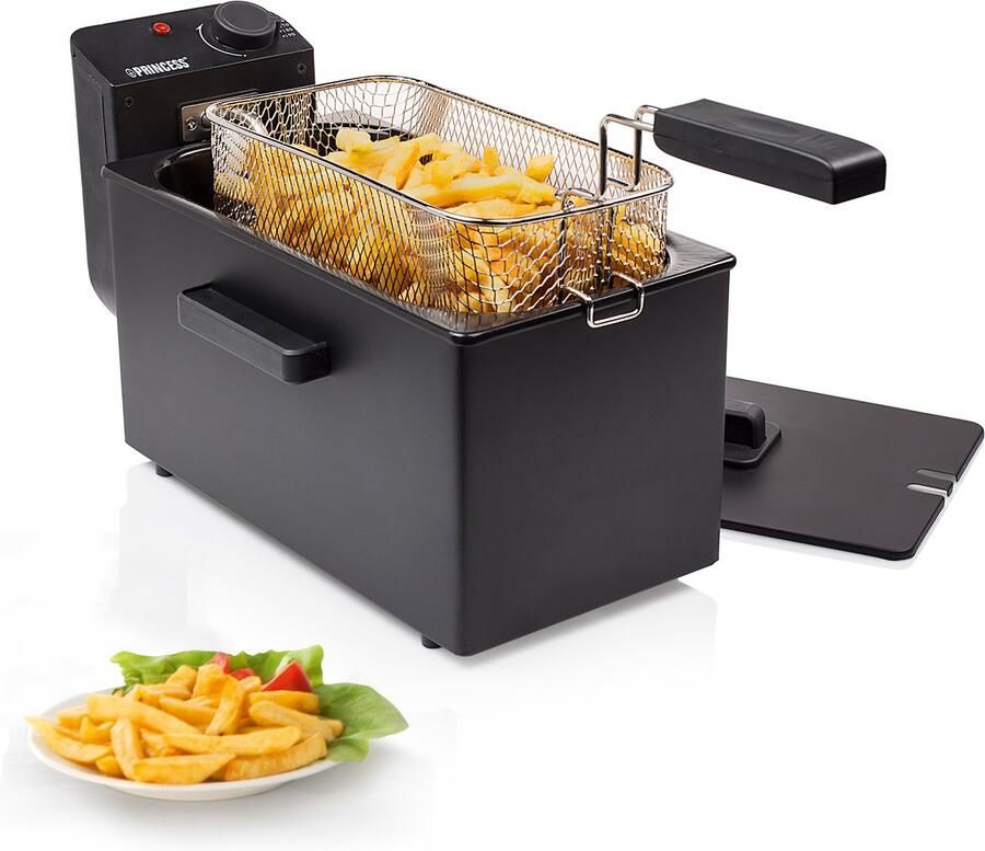 Princess Friteuse 182727 3 liter Koude zone Frituurpan 2000W Zwart Beste Koop Consumentengids Augustus 2025 - Foto 3
