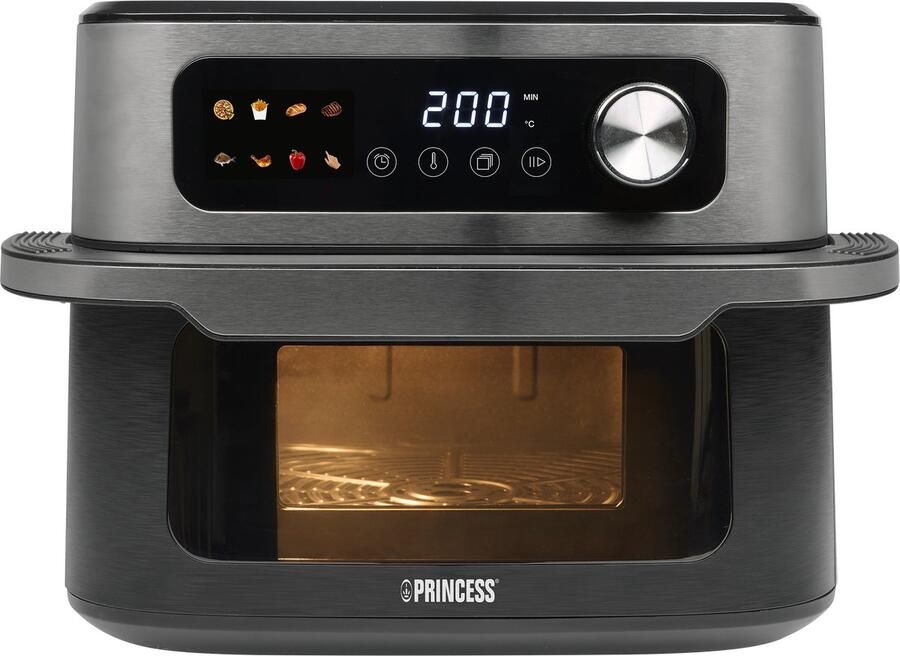 Princess Heteluchtfriteuse Maxi Crisp 10L 182480 1700W 8 Bakprogramma's PFAS-Vrij Digital Airfryer