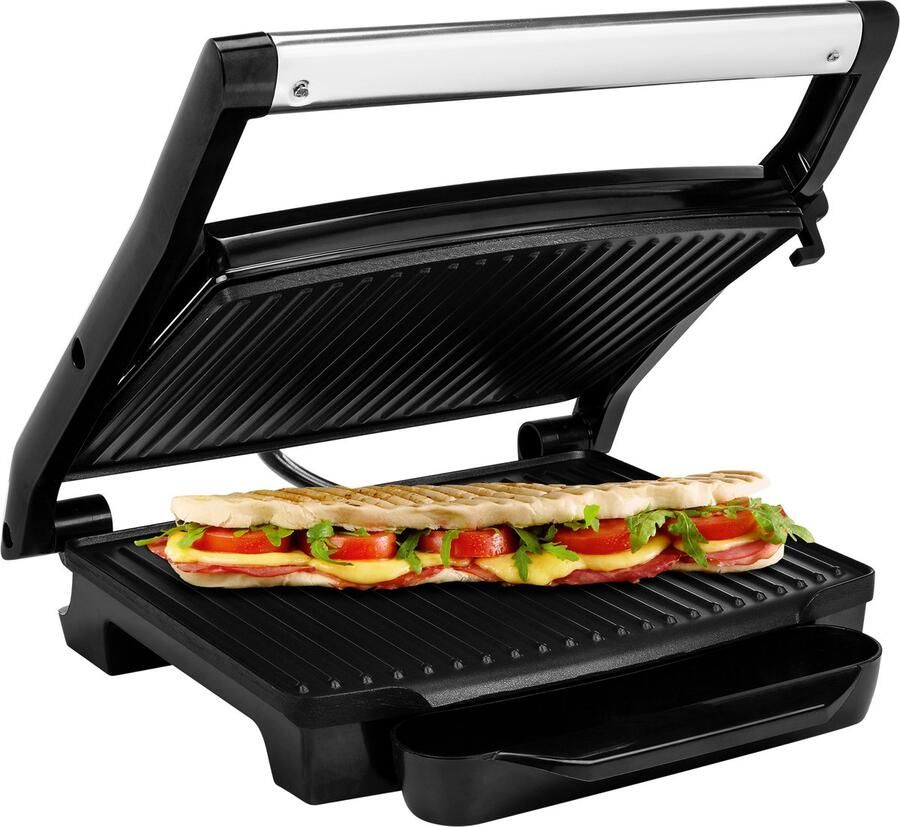 Princess Panini Grill 112415 – Contactgrill groot 30 x 24cm Tosti apparaat Grill apparaat Zwevend bovendeksel – Verticaal opbergbaar 2000W - Foto 2