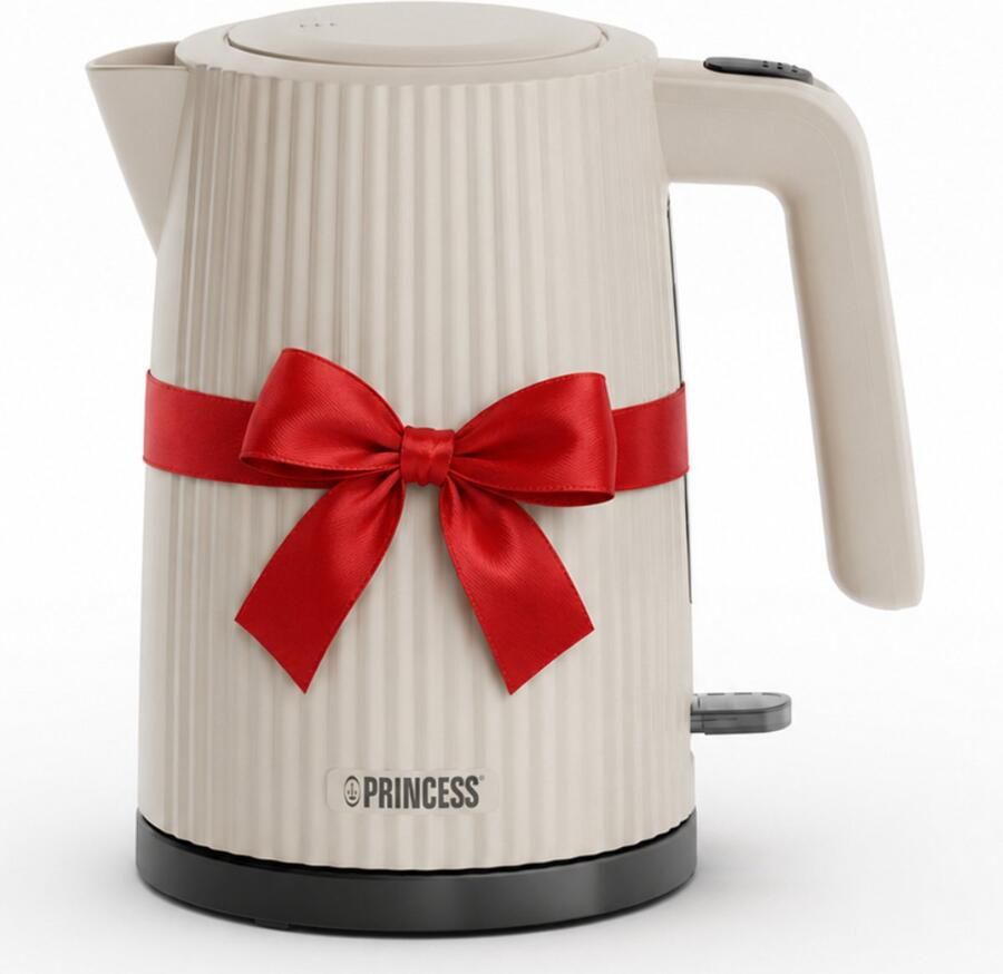 Princess Waterkoker Wave 236048 Retro 1.7 liter 2200W Beige Moederdag