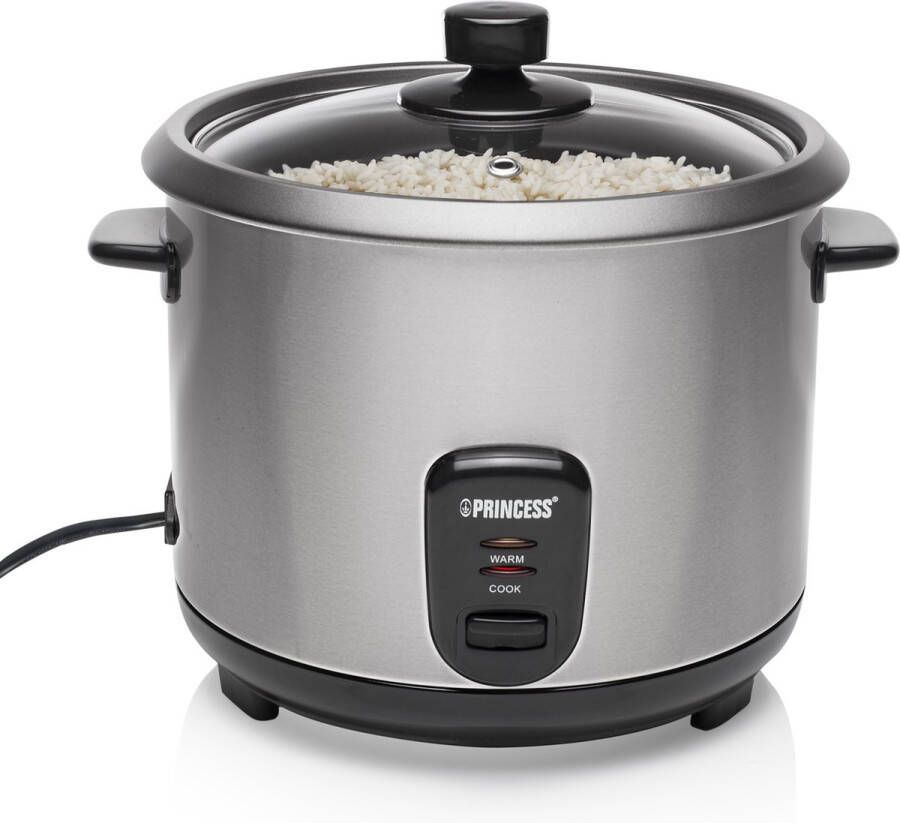 Princess Rijstkoker 271950 1.8 Liter 8 tot 10 personen droogkookbeveiliging en warmhoudfunctie