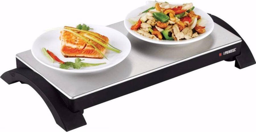 Princess Warmhoudplaat 312295 – Draadloos te gebruiken – Oplaadbaar Rechaud Bordenwarmer Buffetverwarmer 1000W