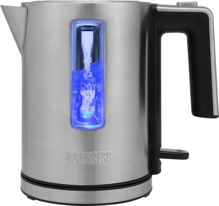 Princess Waterkoker Deluxe 236045 – 1 liter – 360⁰ draaibaar 2200W RVS