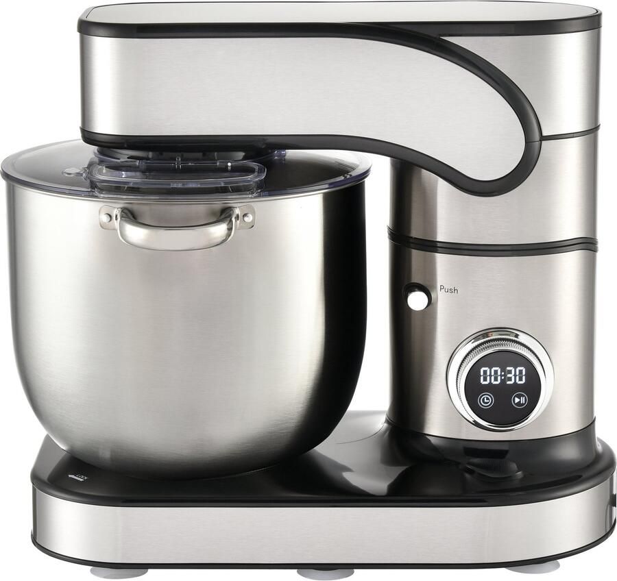 Pro Cheff MZ2320 Keukenmachine – Standmixer – 2000W – XXL RVS Mengkom 12L – 12 Snelheden & Timer – Planetaire Werking