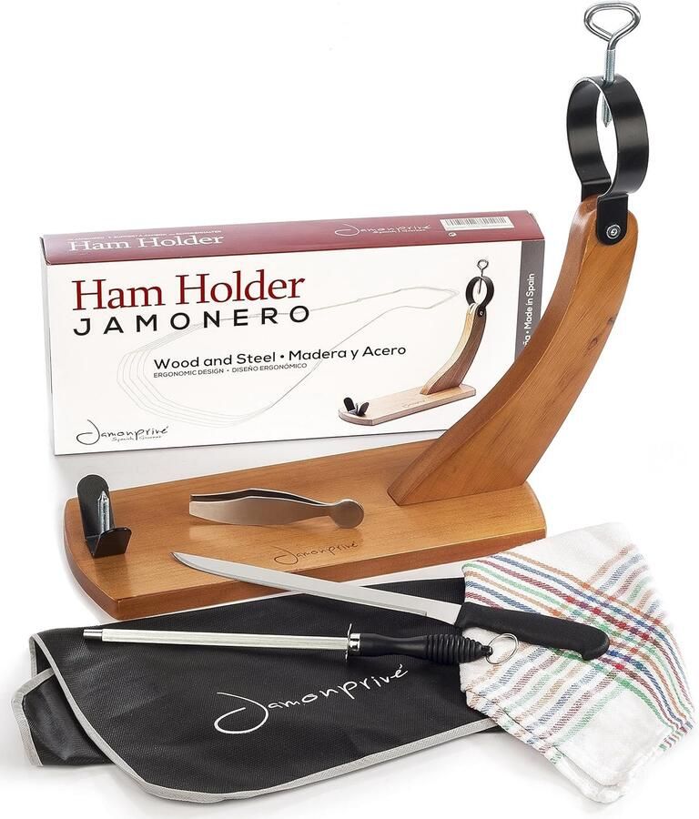 Professionele Set voor het Snijden van Serrano en Iberische Ham