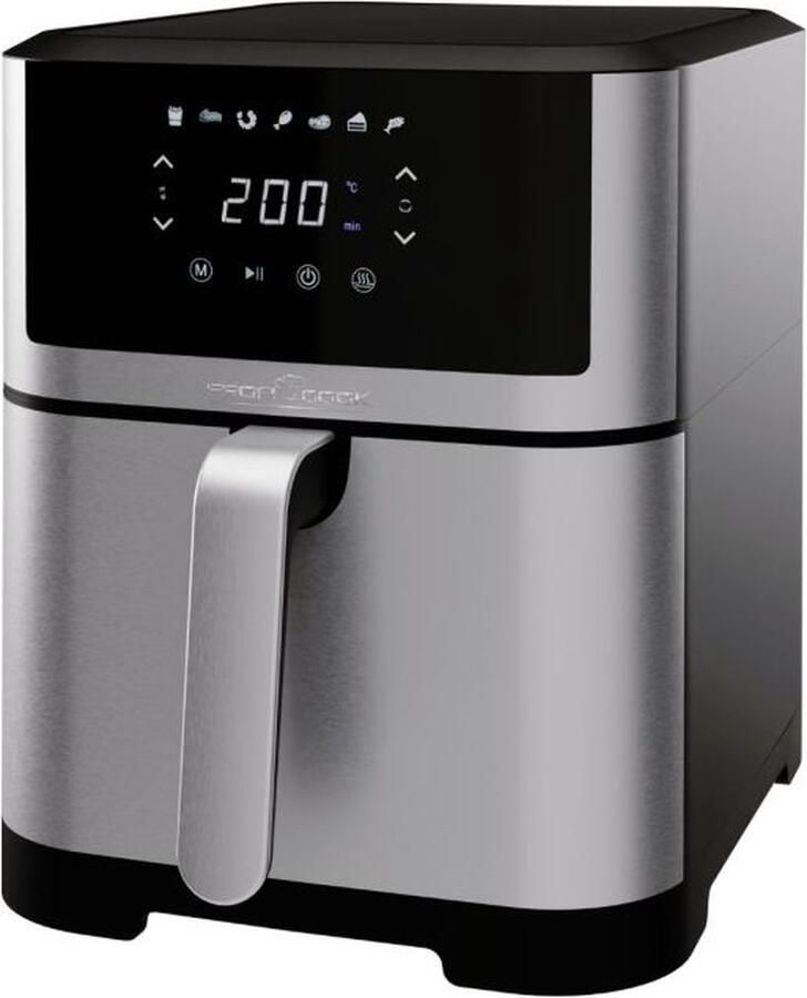 Profi Cook PC-FR 1269 H Airfryer 8 l 1800 W RVS Zwart