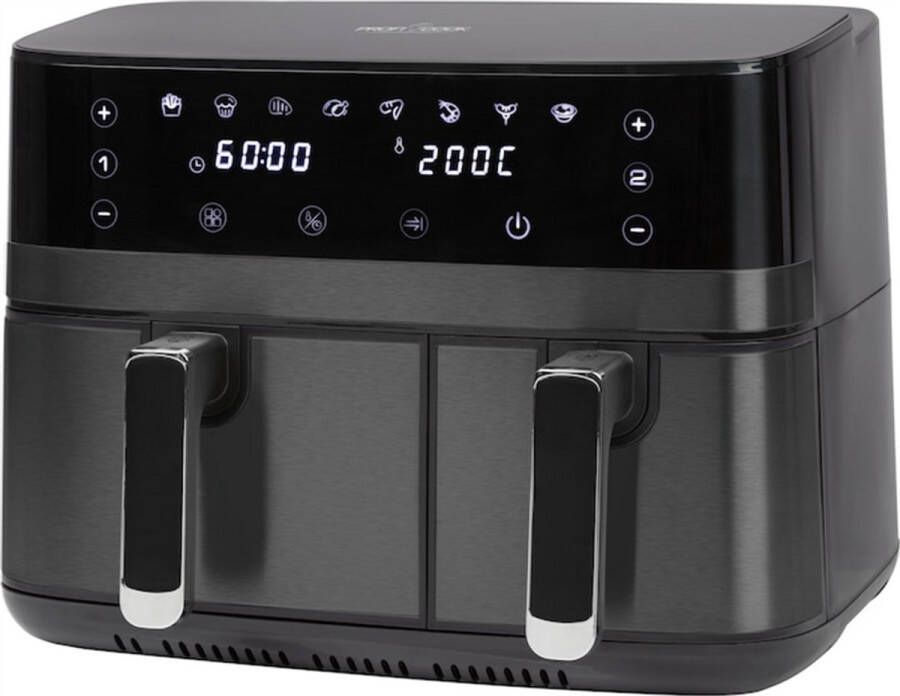 ProfiCook Dubbele Heteluchtfriteuse PC-FR1295H 9L ed