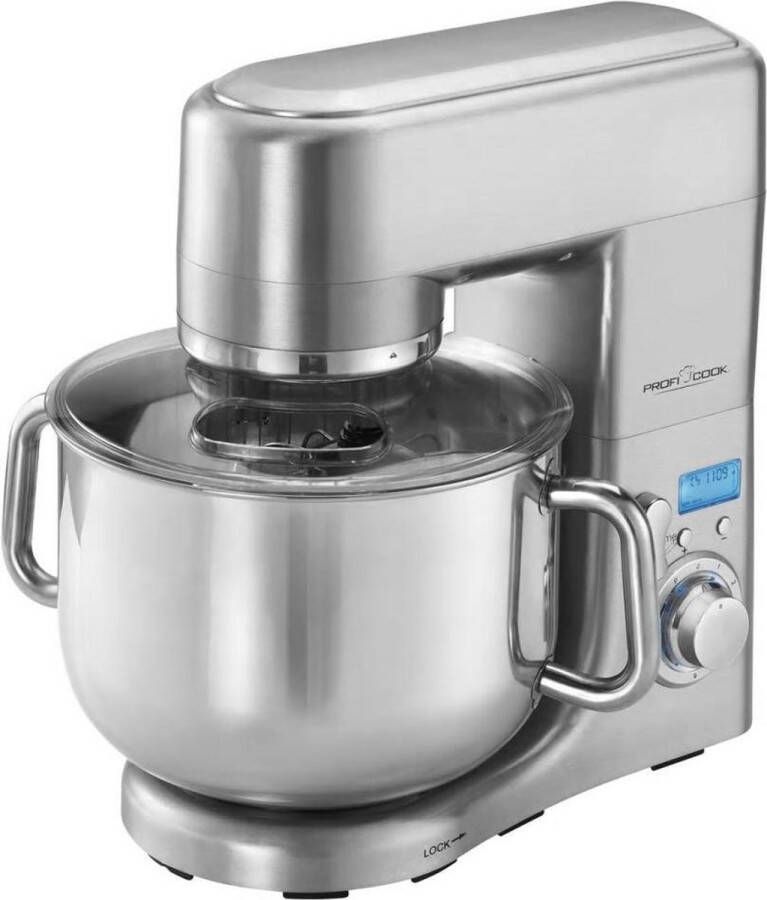 ProfiCook KM 1096 Keukenmachine Kneedmachine 10 Liter XXL metalen behuizing