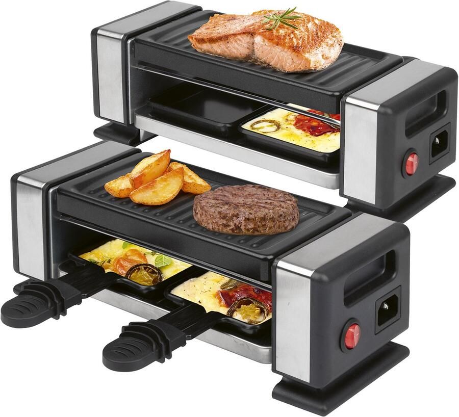 ProfiCook RG 1324 – Gourmetset – Raclette – 2 of 4 Personen 2x350W