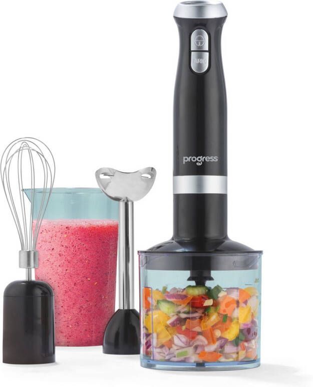 Progress 3 in 1 Blender Set 2 snelheden Kloppen Mengen & Hakken