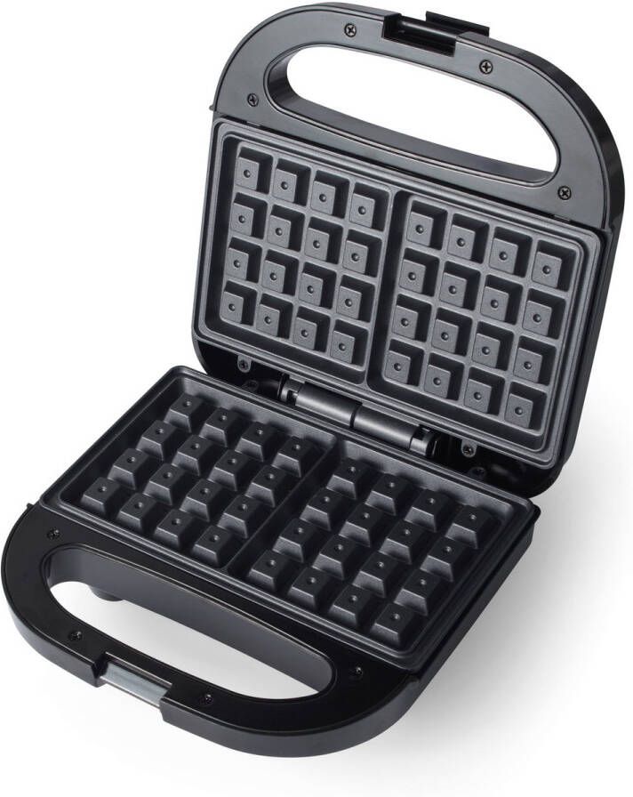 Progress dubbel wafelijzer – elektrisch wafelijzer – antiaanbakplaten