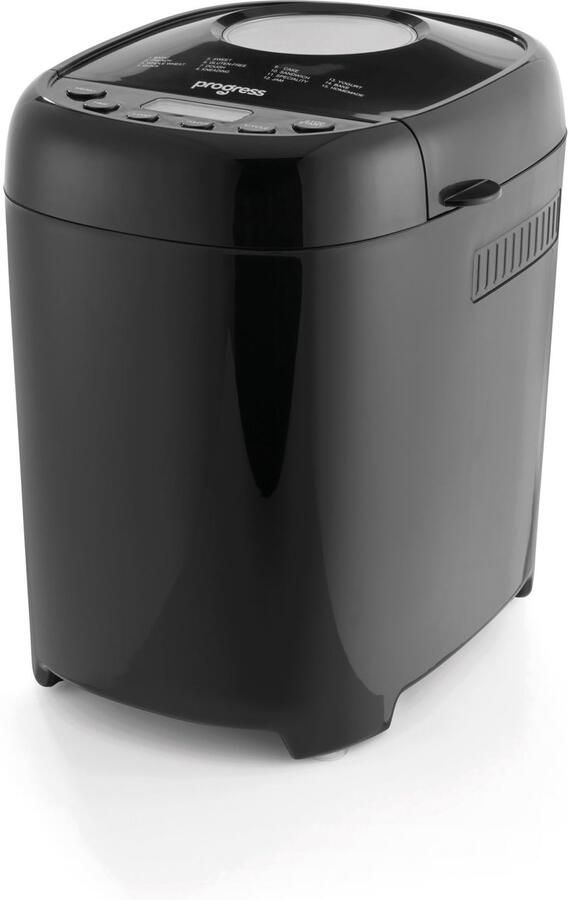 Progress Broodbakmachine 15 functies 3 korstopties 550W Zwart