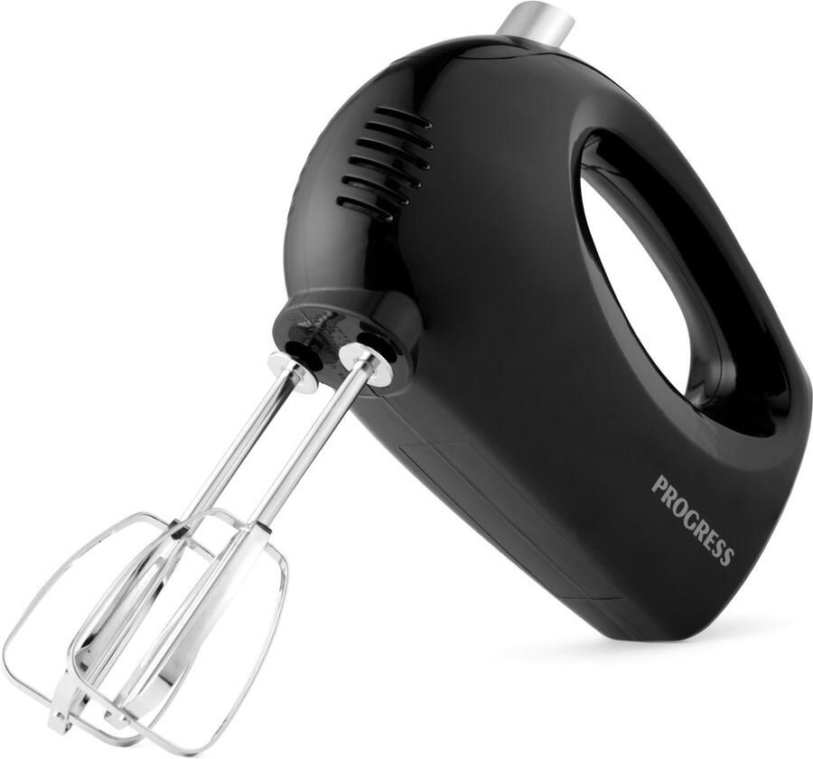 Progress -handmixer Elektrische handklopper 5 snelheden Easy Clean 250 W Zwart - Foto 2