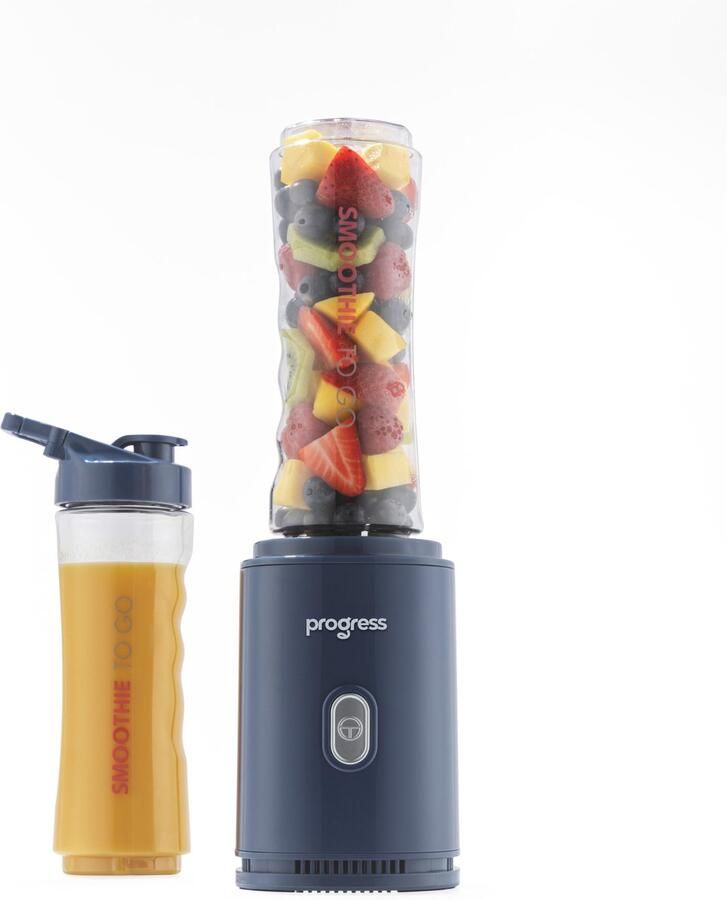 Progress Smoothie To Go Blender 500W 2 x 600ml Flessen