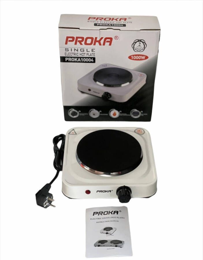 PROKA Elektrische kookplaat Single - Foto 1