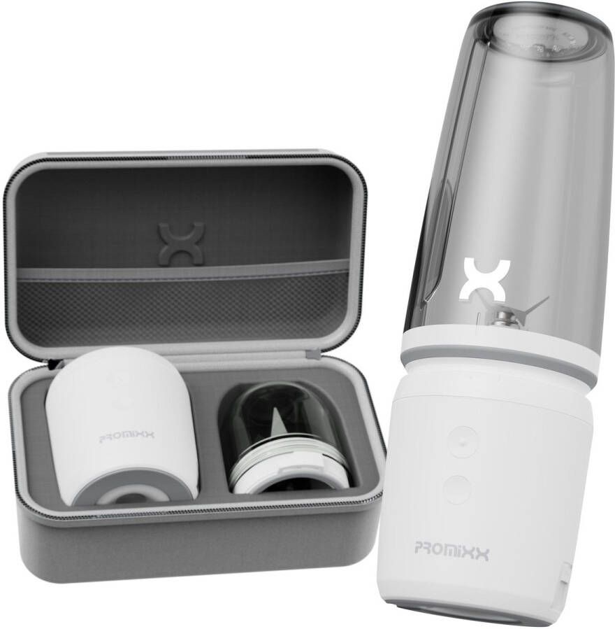 PROMiXX SENSE Blender To Go Smoothie Maker Mini Blender Portable Blender Draagbare Blender Smoothie Wit