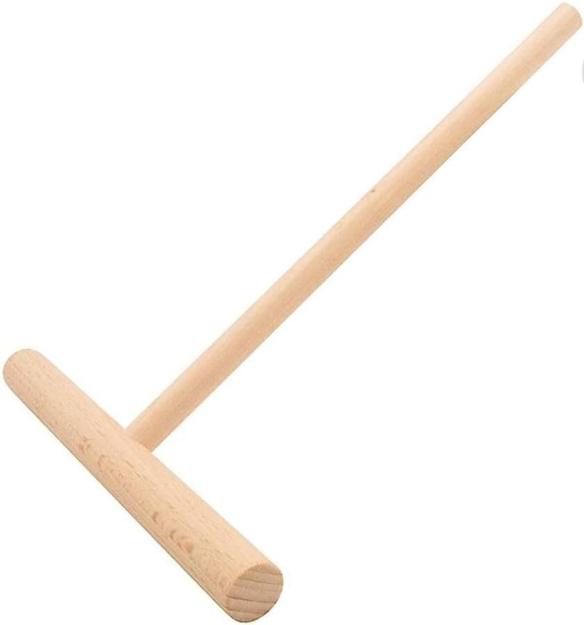 PULUZ Crêpeverdeler Gemaakt van beukenhout 18 cm Deegafvlakker Rolt crêpes en pannenkoeken heel dun uit