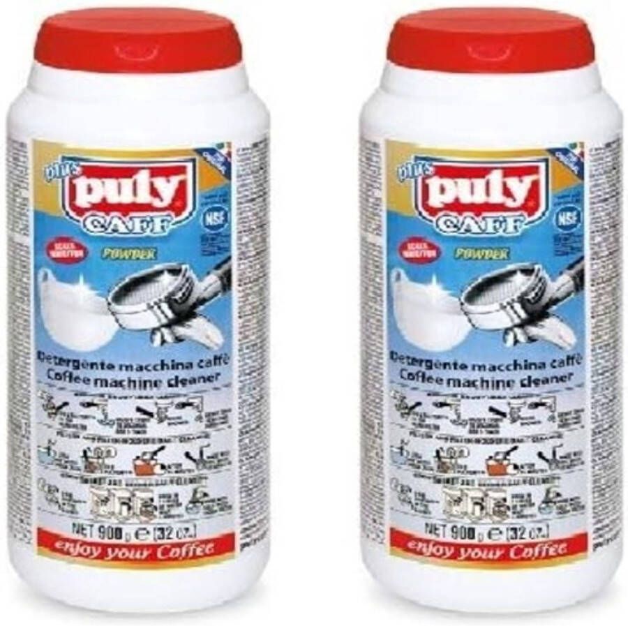Puly Caff PulyCaff Plus Powder Reinigingspoeder voor Espressomachine 900gr (2x 900gr) - Foto 2