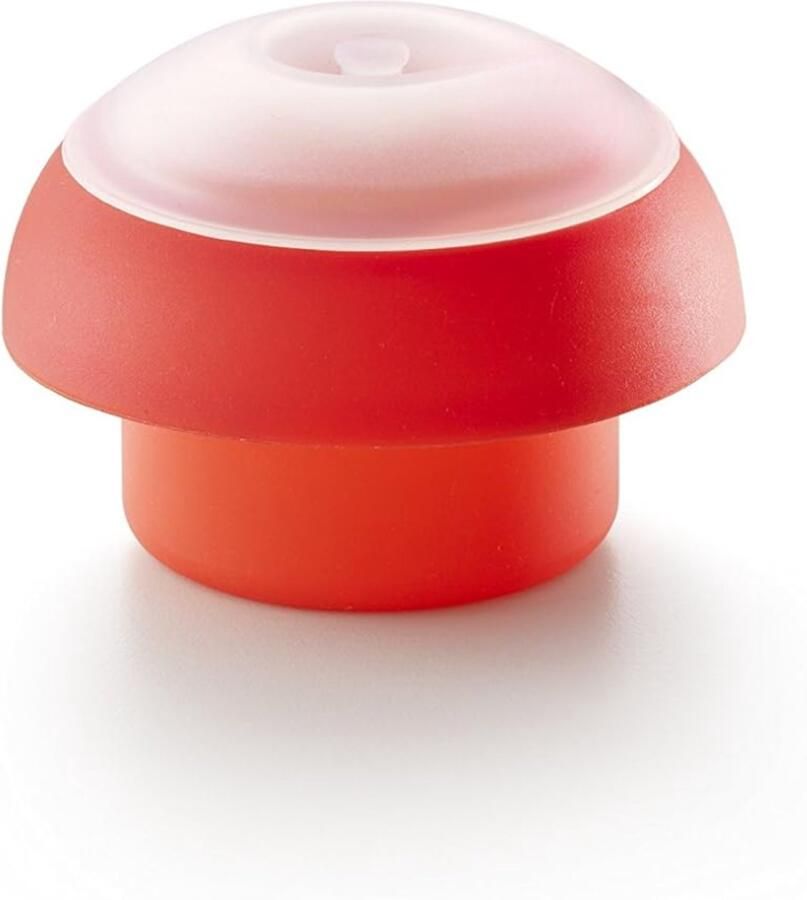 QORA Eierkoker magnetron Eierkoker electrish Rood- ‎11cm x 11cm x 9cm