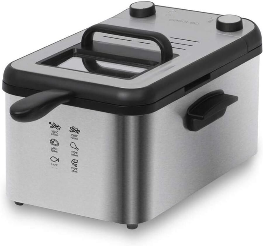 QORA Frituurpan 3 liter Frituurpan Zilver ‎57cm x 41cm x 25cm