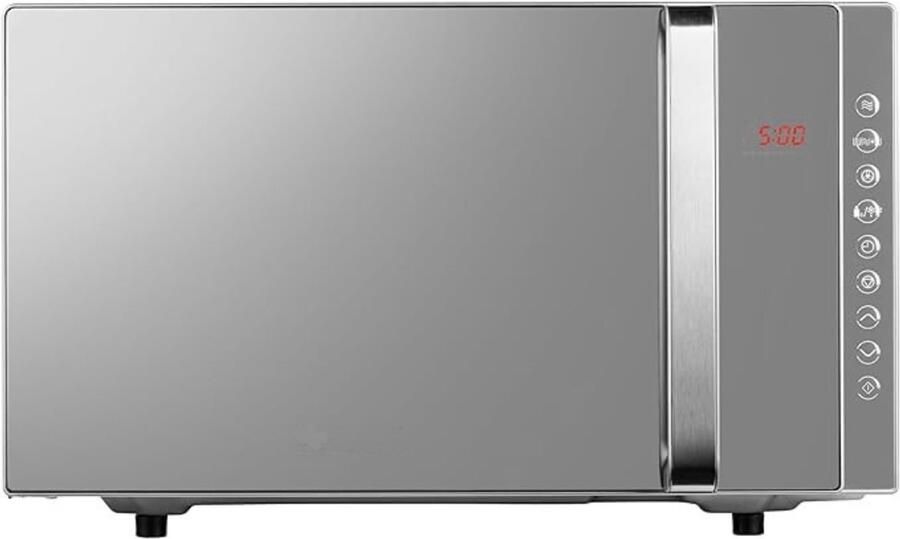 QORA Heteluchtoven Oven Airfryer Oven 23 Liter- 1200 Watt Zilver 41cm x 49cm x 29cm