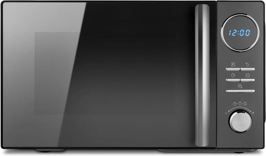 QORA Heteluchtoven Oven Airfryer Oven Zwart 28cm x 47cm x 42cm