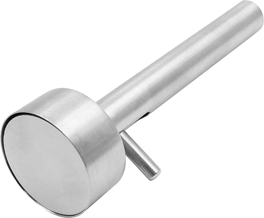 QORA Krokettenmaker Krokettenmachine Krokettenpers Zilver 17cm x 7cm x 6cm