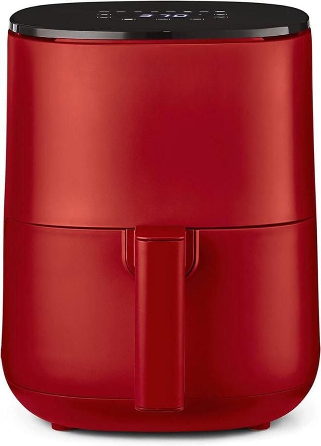 QORA Mini airfryer Airfryer klein Rood ‎23cm x 29cm x 30cm