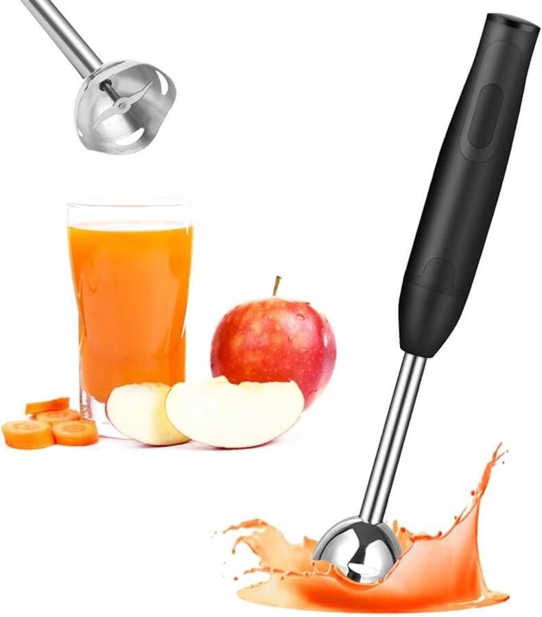 QORA Mixer staafmixer Mixer handmixer Zilver ‎35cm x 5cm x 38cm