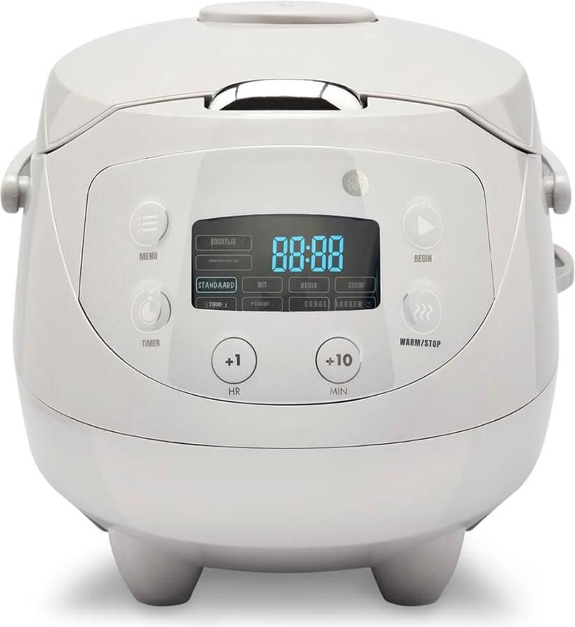 QORA Multicooker Multicookers Grijs ‎32cm x 23cm x 22cm