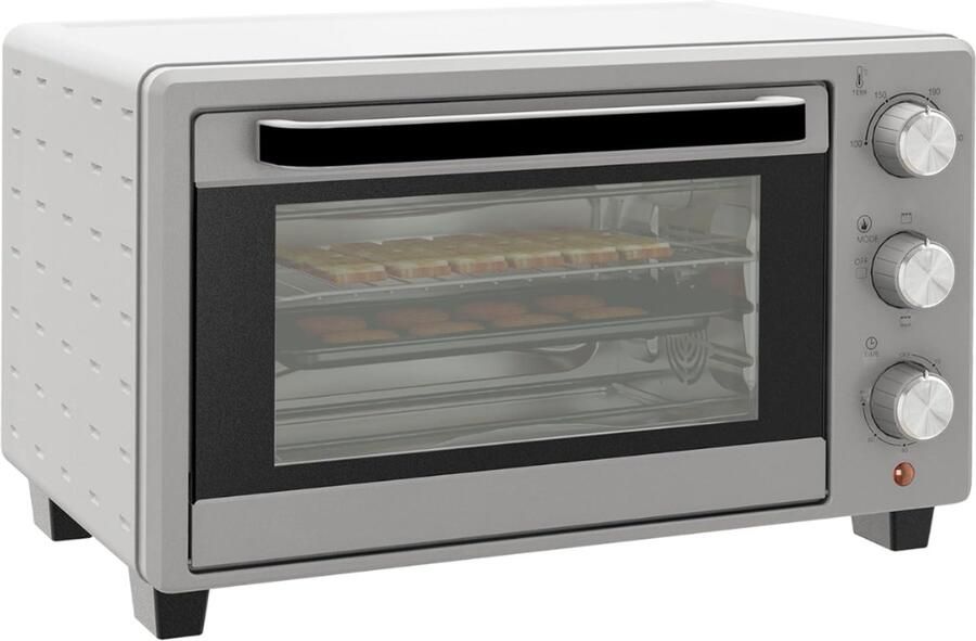 QORA Stoomoven Zilver ‎46cm x 39cm x 29cm