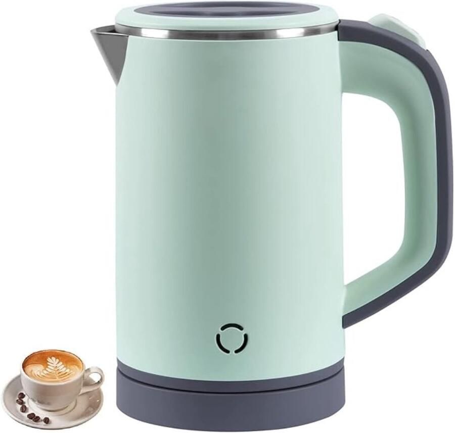 QUOVO Waterkoker camping Waterkoker klein Waterkoker reis Groente 19cm x 9cm x 9cm