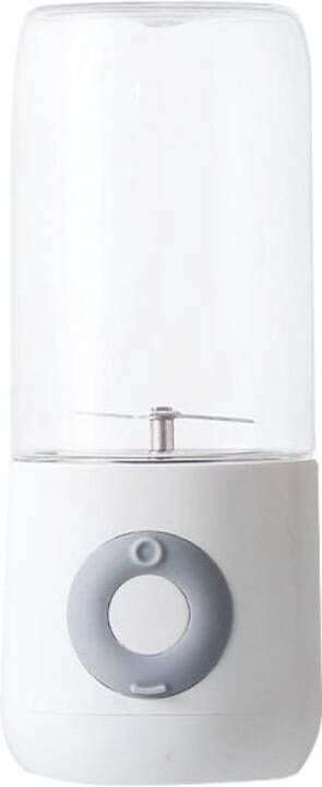 QTTVBTNA Draagbare Blender USB Persoonlijke Smoothie Maker 6-RVS Messen Juicer Oplaadbare Mixbeker Voor Fruit & Groenten Transparant 500ml 1 Stuk